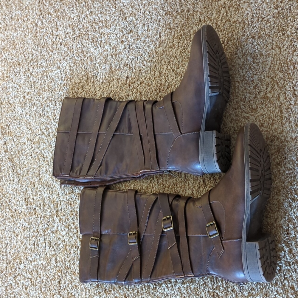 Just fab strappy boots